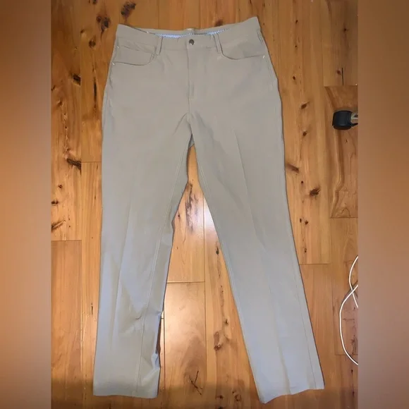 Men's Footjoy khaki Pants - Picture 2 of 5